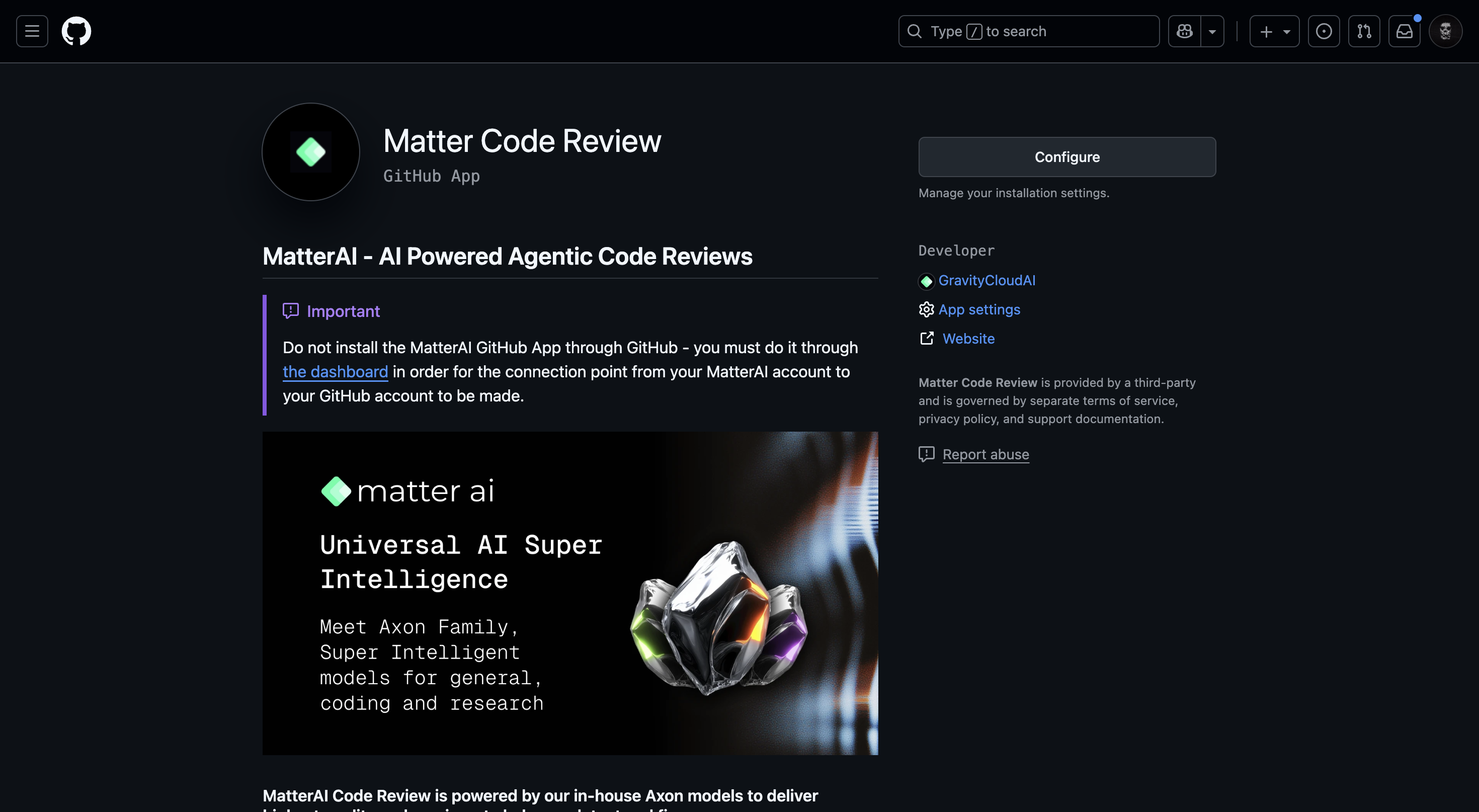 AI Code Reviews | MatterAI Documentation