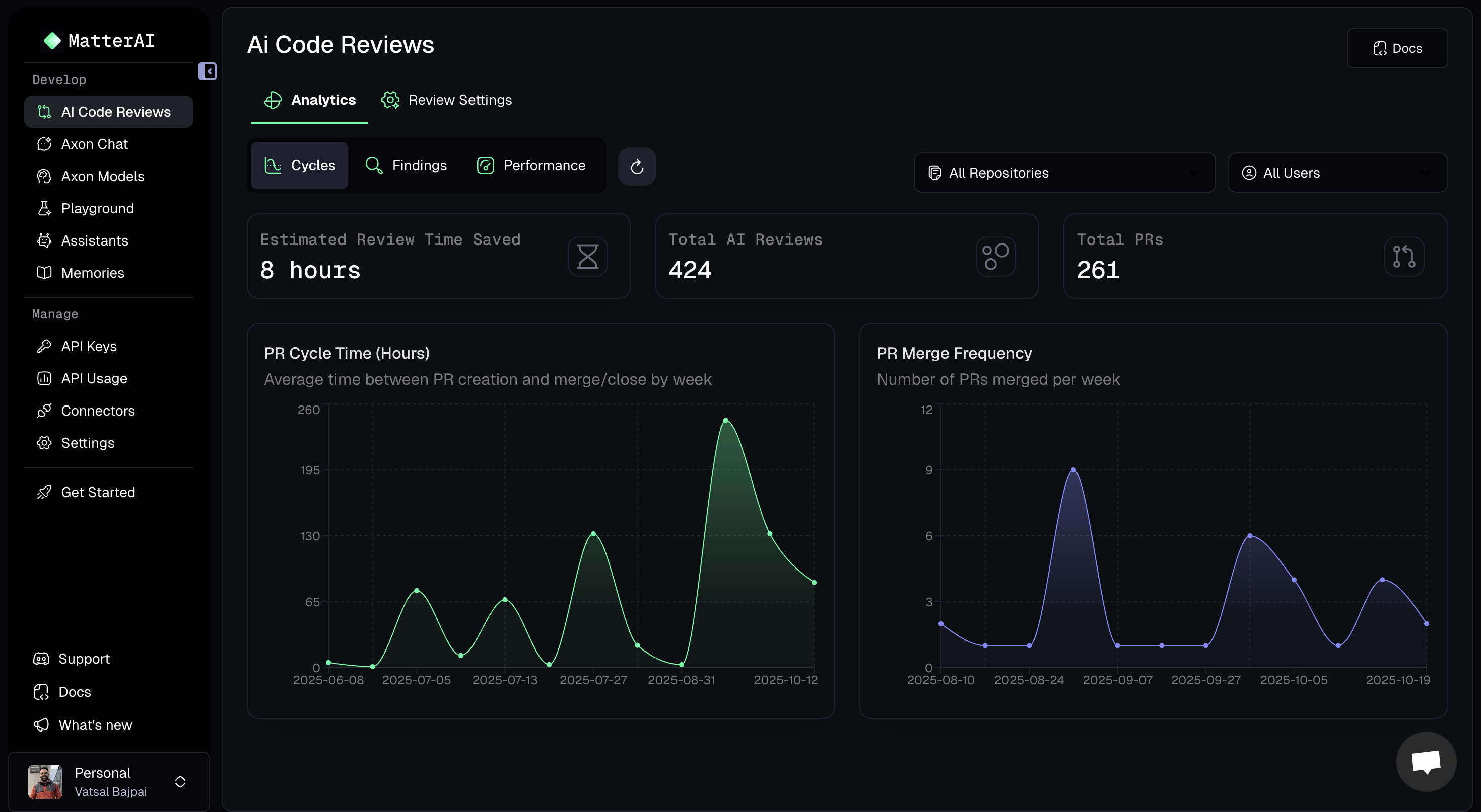 AI Code Reviews | MatterAI Documentation